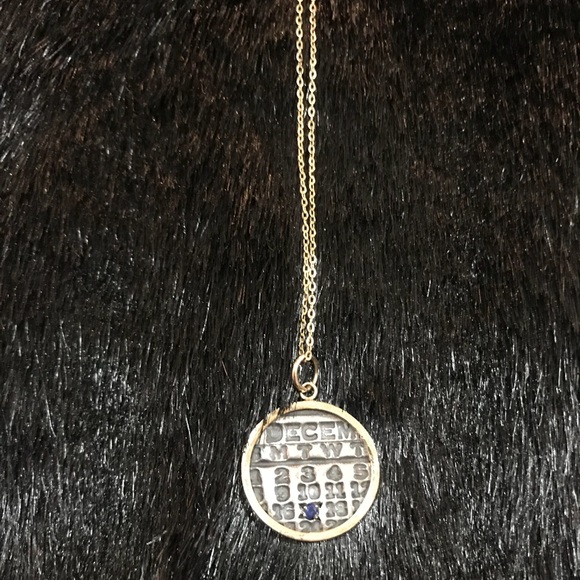 Beautiful & unique calendar charm w 14k gold chain - Picture 5 of 6